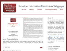 Tablet Screenshot of polygraphschool.com
